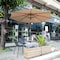 Villacera 9-Foot LED Outdoor Patio Umbrella, Beige 83-OUT5420 - alternate 2